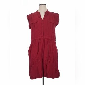 GAP Red Polka Dot Capped Sleeve Dress XL